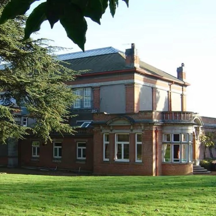 Exterior of Moreton Morrell Tennis Court Club, built in 1905