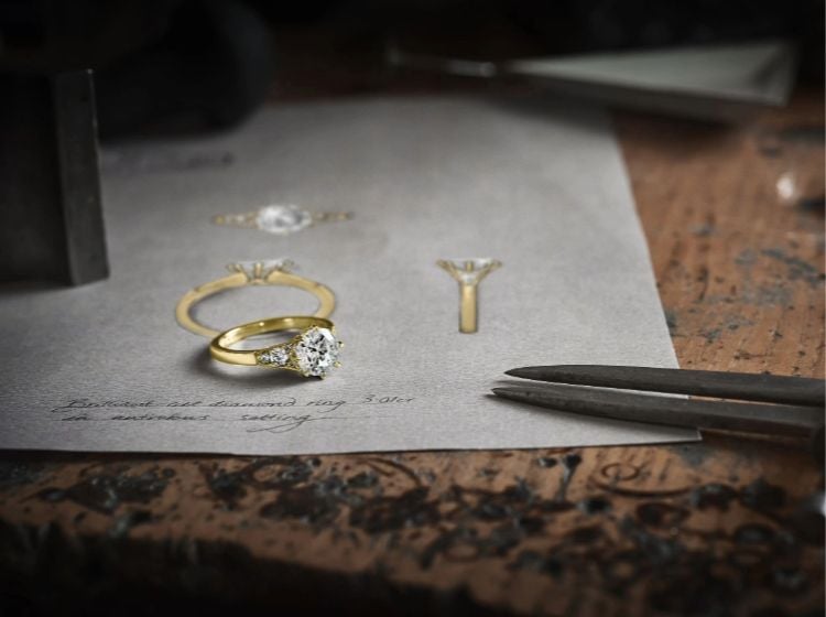 Designing a bespoke engagement ring