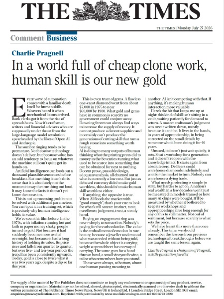 Charlie Pragnell Time Article