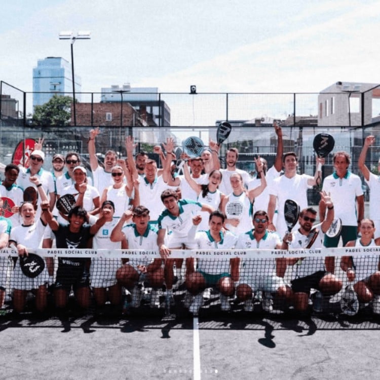 Players at the ADV Padel Tournament