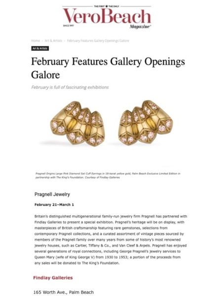 Vero Beach News - Pragnell Palm Beach Exhibition
