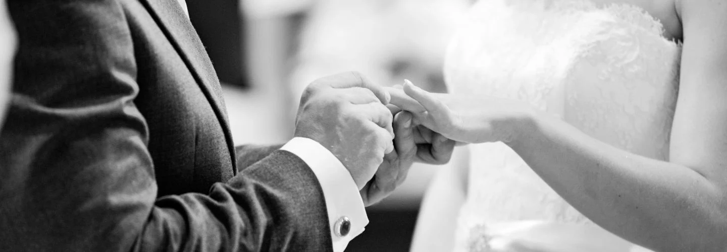 Couple getting married