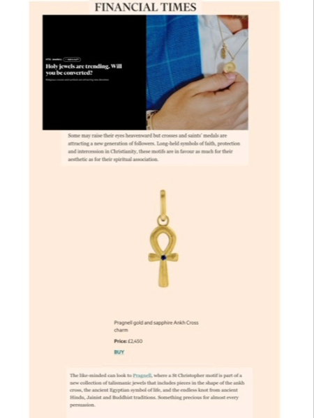FT How To spend It - Ankh Pendant