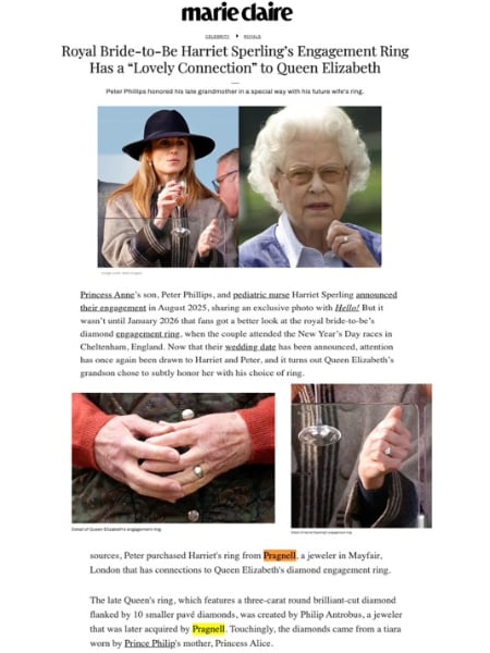 Marie Claire - Royal Connections