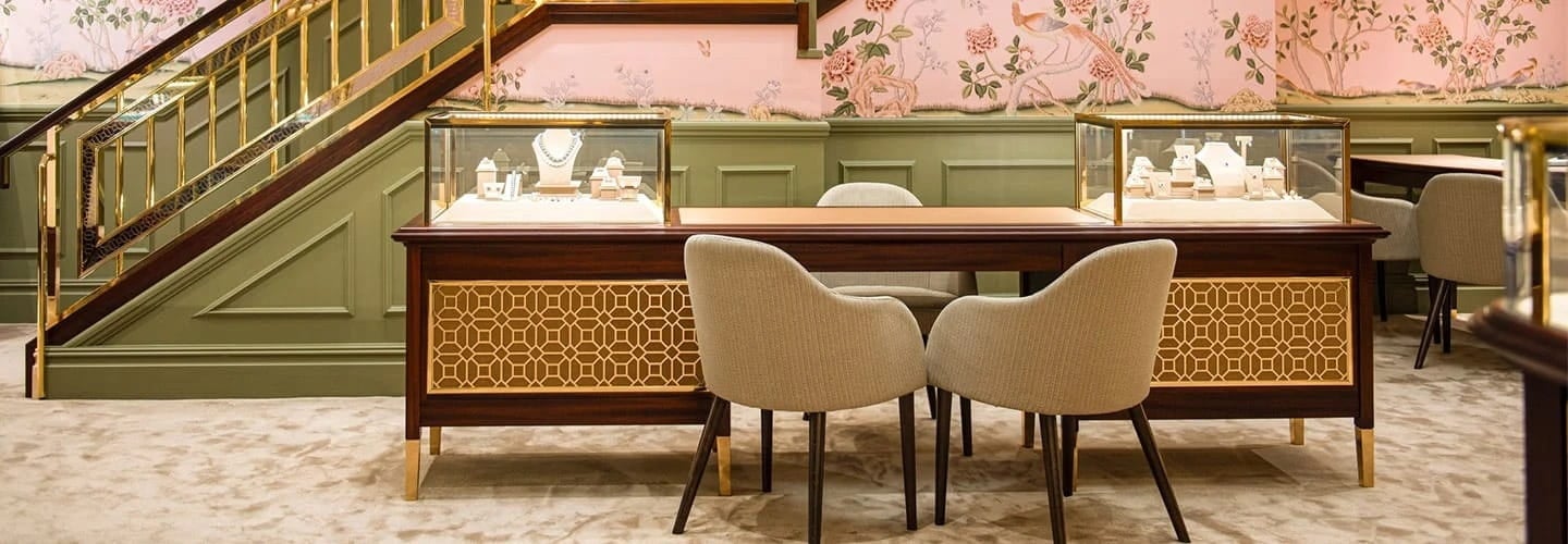 Pragnell showroom — book a private appointment to discuss engraving and personalisation.