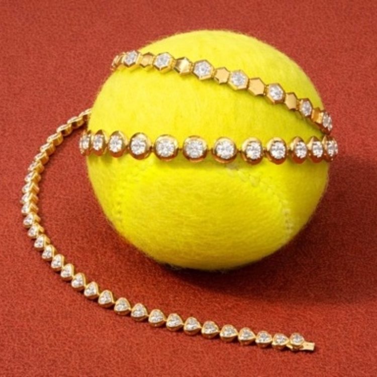 Pragnell craftsmanship show through a selection of diamond tennis bracelets