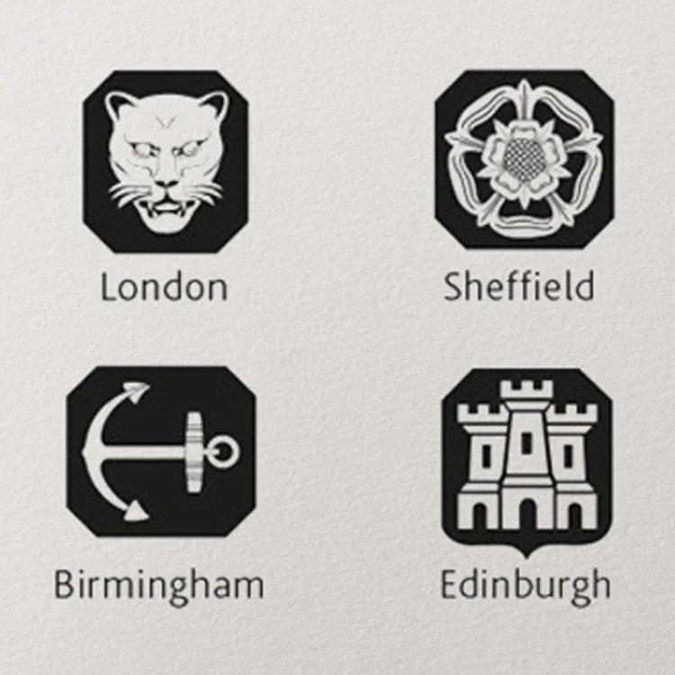 UK Assay Office hallmarks – London, Sheffield, Birmingham, Edinburgh