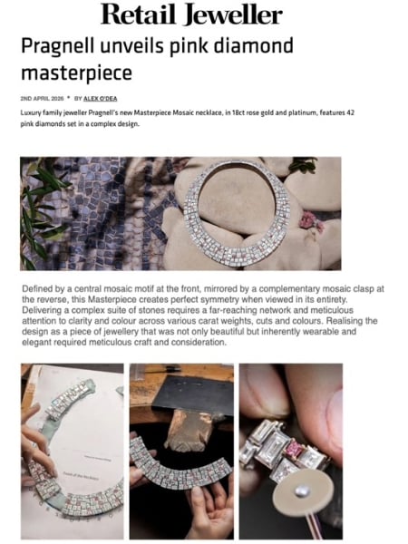 Retail Jeweller - Masterpiece Mosaic Necklace