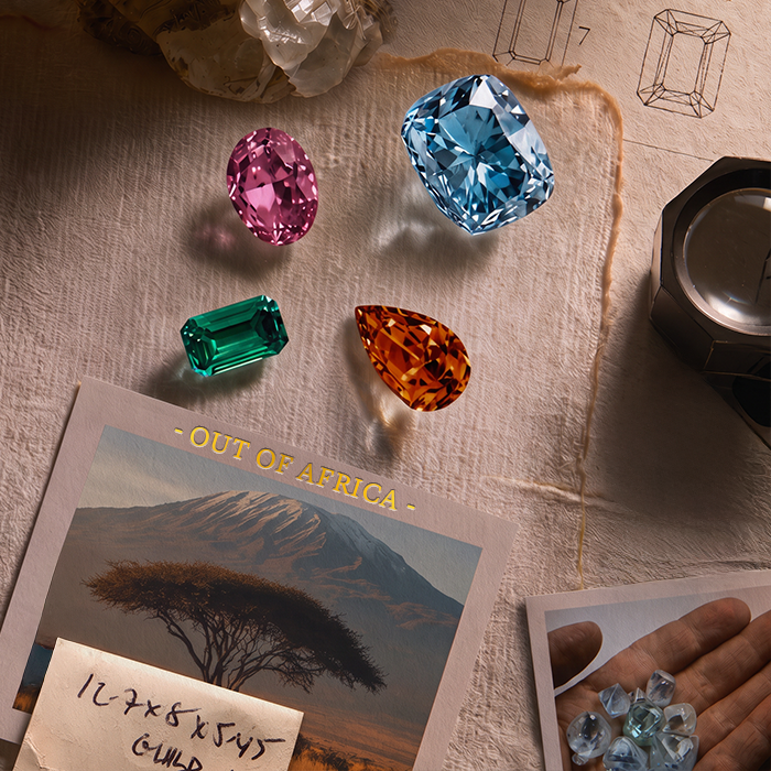 Rare African coloured gemstones featured in Pragnell's Out of Africa exhibition