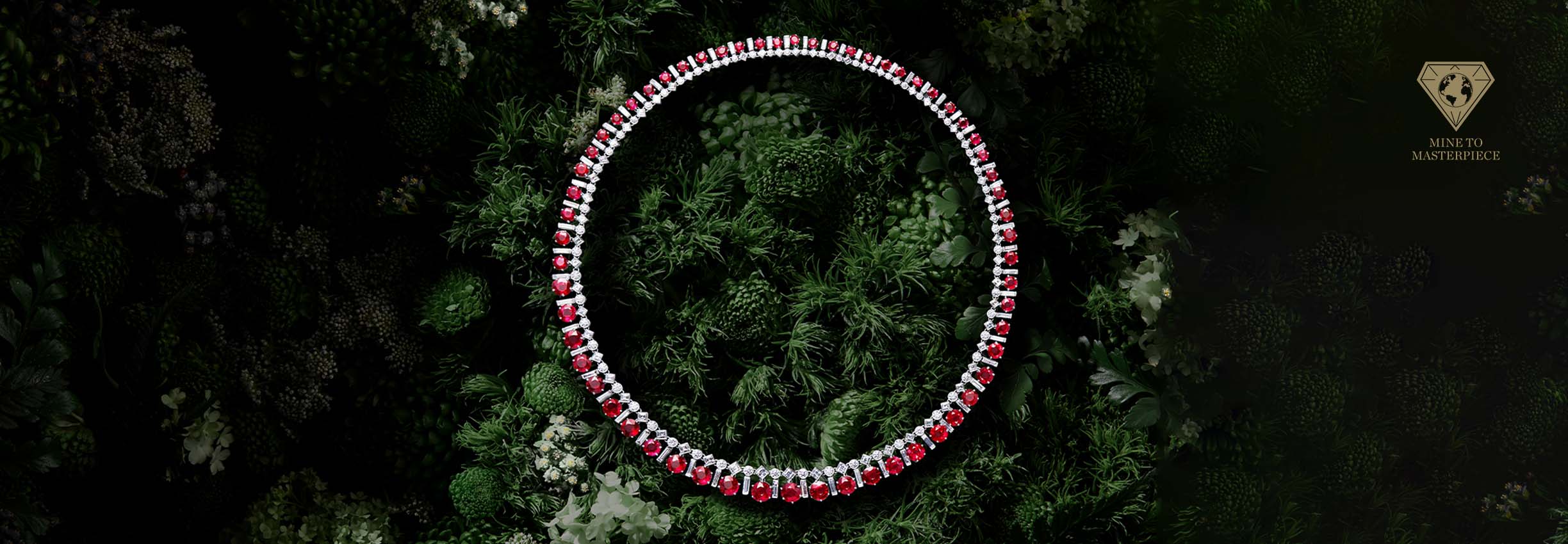 A Burma Ruby Necklace