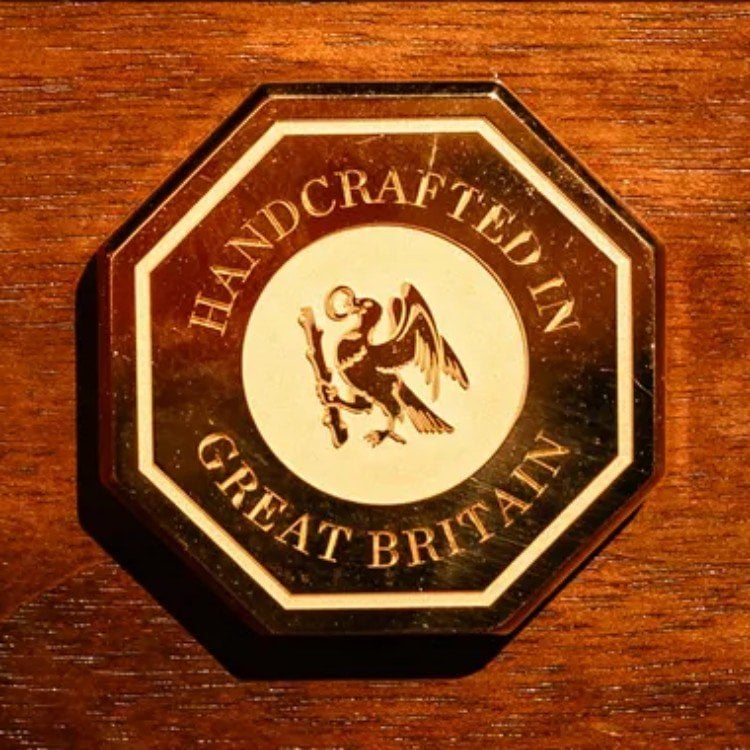 Crafted in Great Britain Plaque in the Bray Origins Clock.jpg